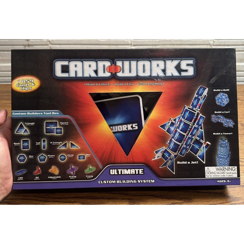 Card Works Ultimate Custom Card  House Building System  Clip  Jet Card‎ Game